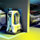 Imagen para el artículo titulado En el futuro no tendrás que buscar cargador. Este robot de Volkswagen busca tu coche eléctrico y lo carga